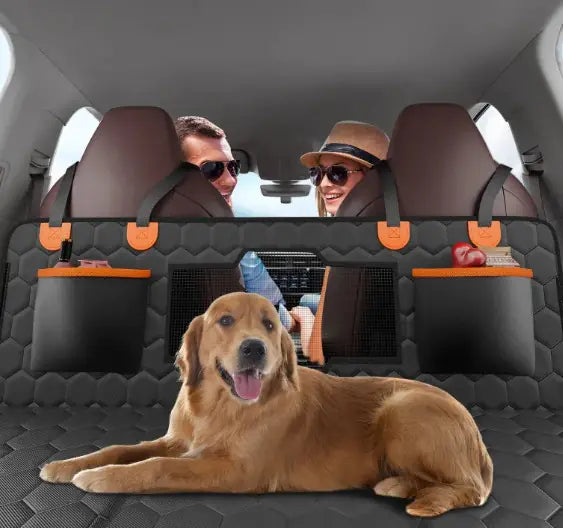 VEVOR 54" x 25.6" Waterproof Dog Car Seat Cover for Back Seat