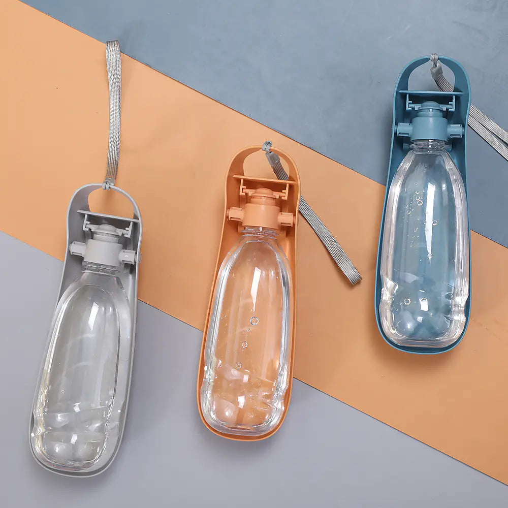Portable Dog Water Bottle and Feeder for Walks