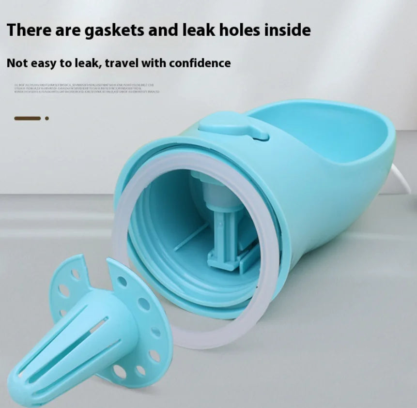 Portable 2-in-1 Pet Water Bottle