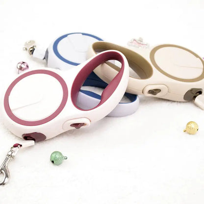 Double Color Telescopic Dog Traction Rope for Pets