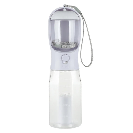 Portable Dog Water Bottle With Poop Bag Dispenser