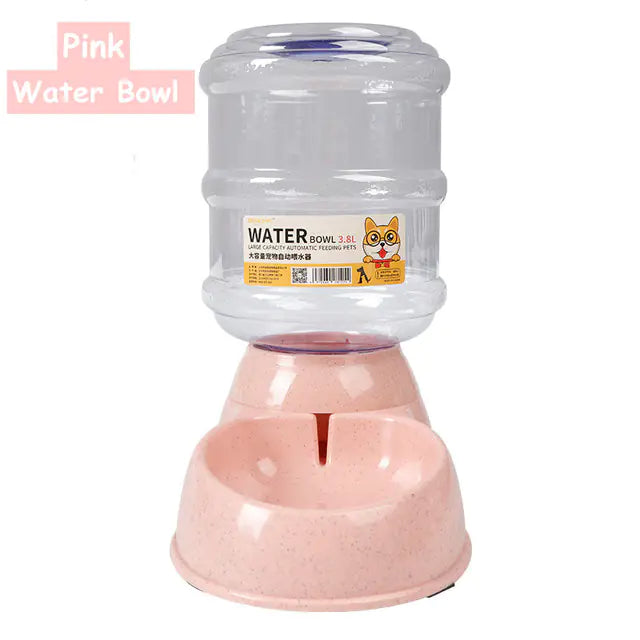 3.8L Gravity Pet Food Feeder & Water Dispenser Bowl