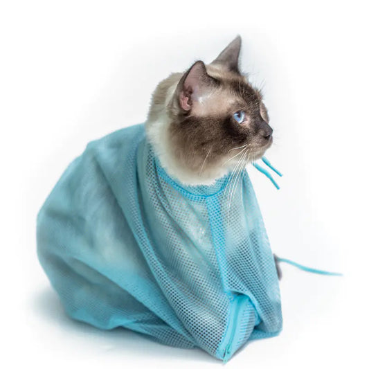 Multifunctional Cat Bathing Bag for Pet Grooming