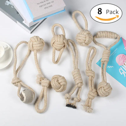 Dog Chew Rope Toys for Small and Large Breeds Set