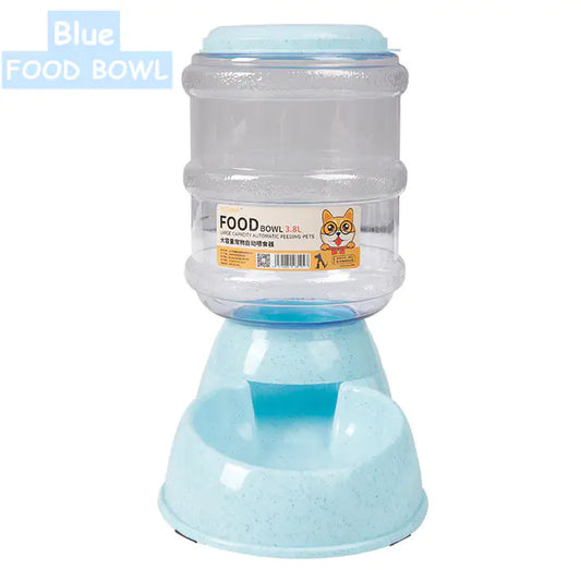 3.8L Gravity Pet Food Feeder & Water Dispenser Bowl