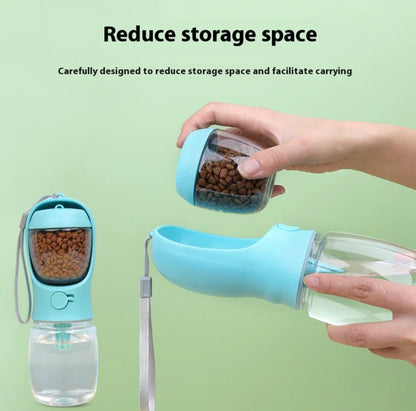 Portable 2-in-1 Pet Water Bottle