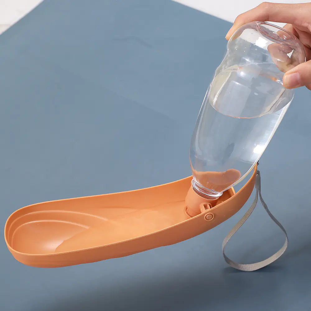 Portable Dog Water Bottle and Feeder for Walks